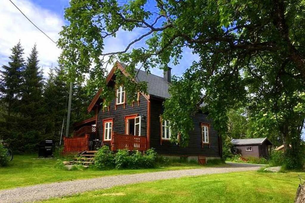 Vila 100 Years Old Norwegian Log House In Tromsø Exteriér fotografie