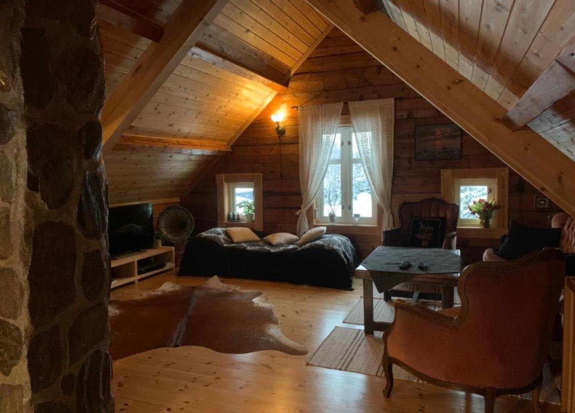 Vila 100 Years Old Norwegian Log House In Tromsø Exteriér fotografie